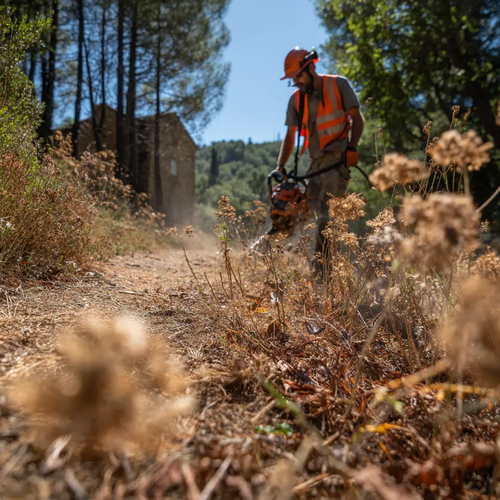 débroussaillage forestier sainte-croix