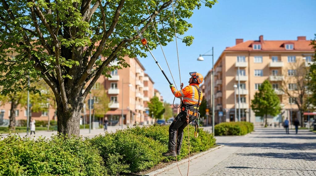 élagage arbres en milieu urbain